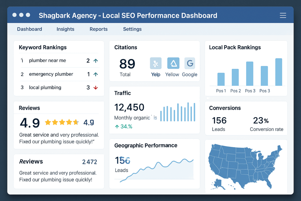local_seo_kpis_dashboard_shagbark_agency